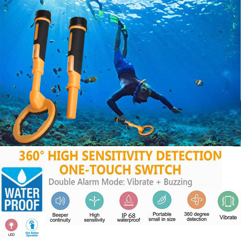 Underwater Metal Detector Waterproof - Pendeteksi logam bawah air, pendeteksi logam