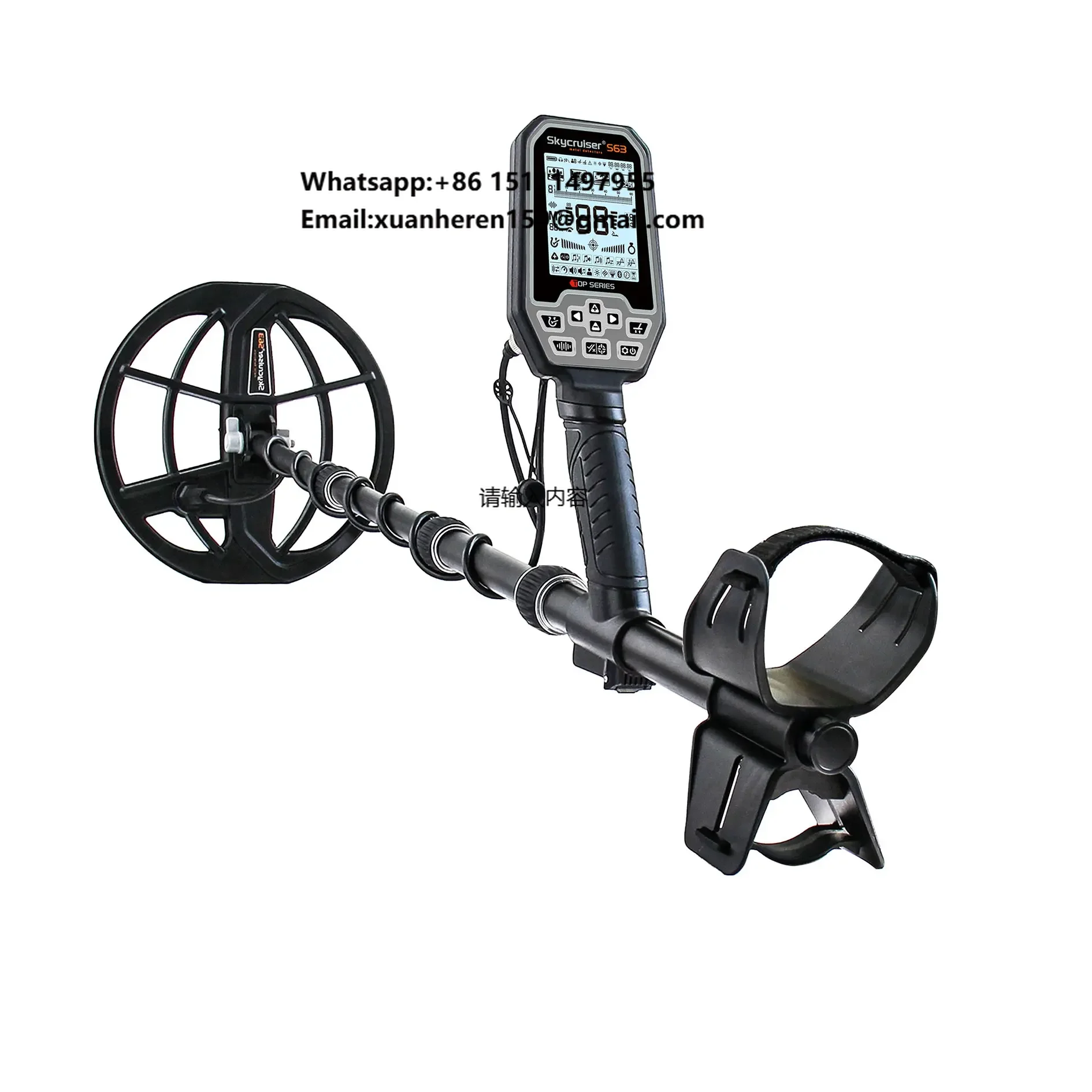 Underwater Metal Detector Waterproof - Mesin Detektor Logam Multi-Frekuensi Baru S63