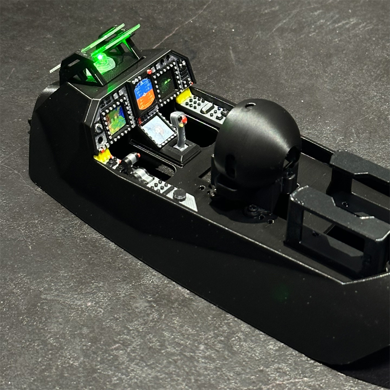 Underwater Drone With Robotic Arm - 1 Buah Kanopi Kokpit Skala RC
