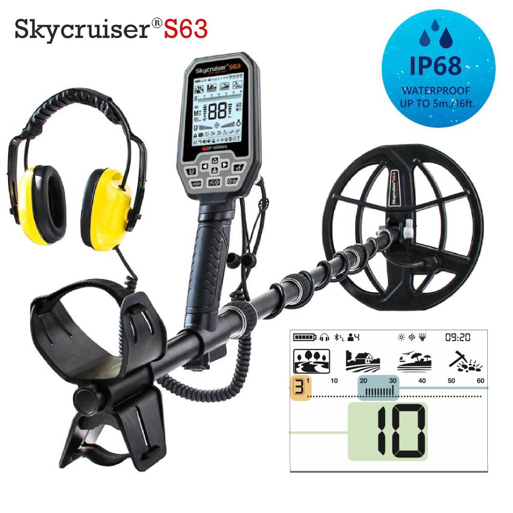 Underwater Metal Detector Waterproof - Detektor Logam Emas Profesional Tahan Air