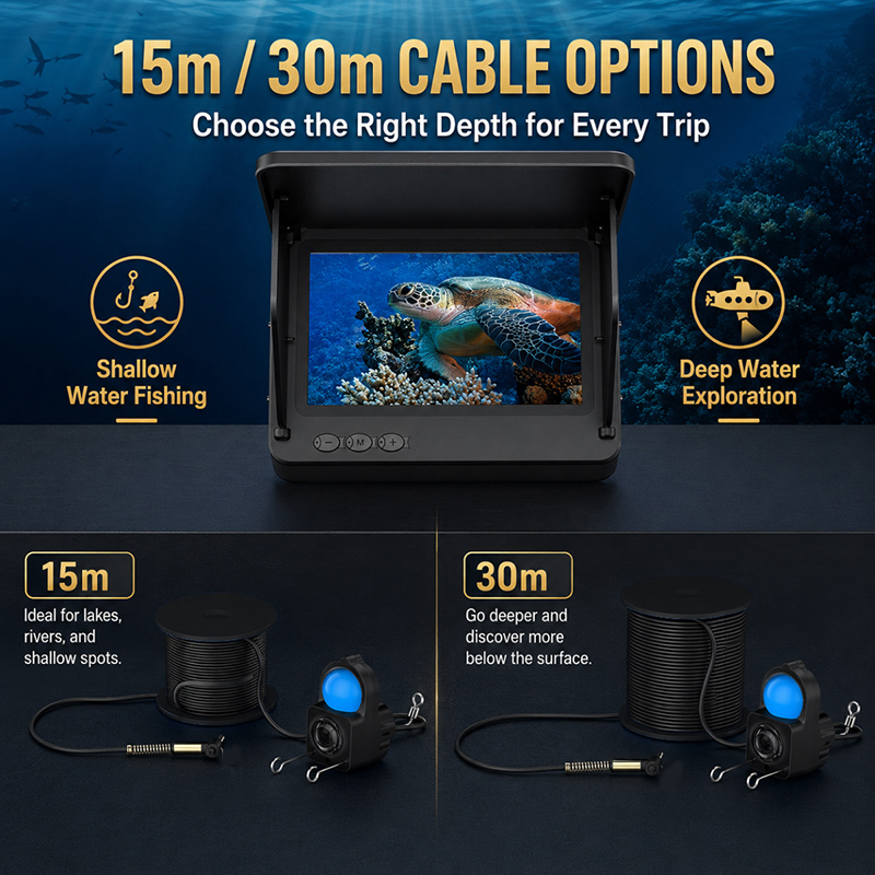 Kamera Pencari Ikan Bawah Air  - Underwater Fishing Camera 4K ulasan dan harga