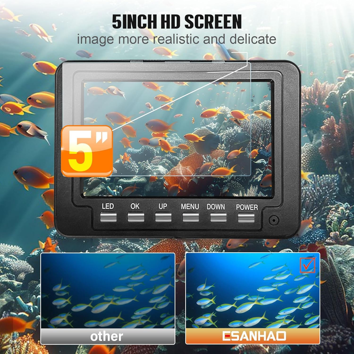 Kamera Pancing Bawah Air  - Ba - Underwater Fishing Camera 4K ulasan dan harga