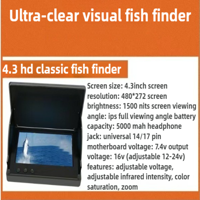Monitor IPS 4.3/5 Inci yang Da - Underwater Fishing Camera 4K ulasan dan harga