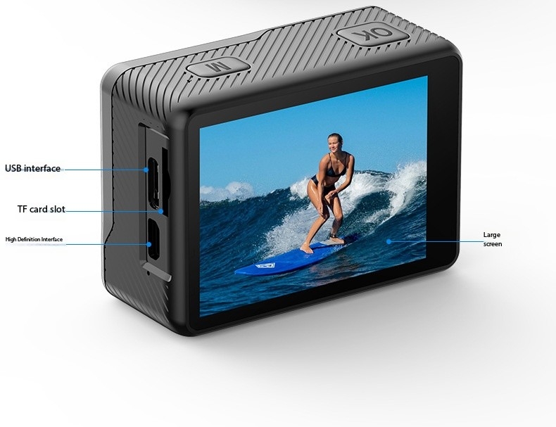Kamera Aksi WiFi Dengan Stabil - Underwater Fishing Camera 4K ulasan dan harga