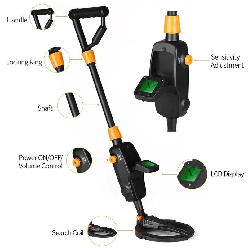 Detektor Logam Anak Premium MD - Underwater Metal Detector Waterproof ulasan dan harga
