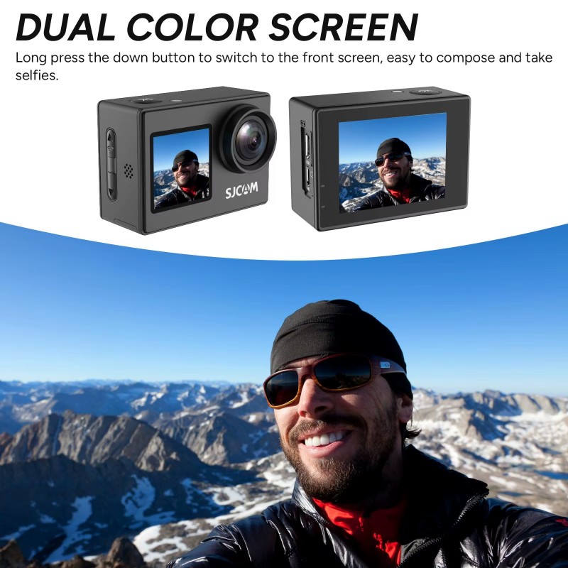 Kamera Helm Dual Screen-SJ4000 - Underwater Fishing Camera 4K ulasan dan harga