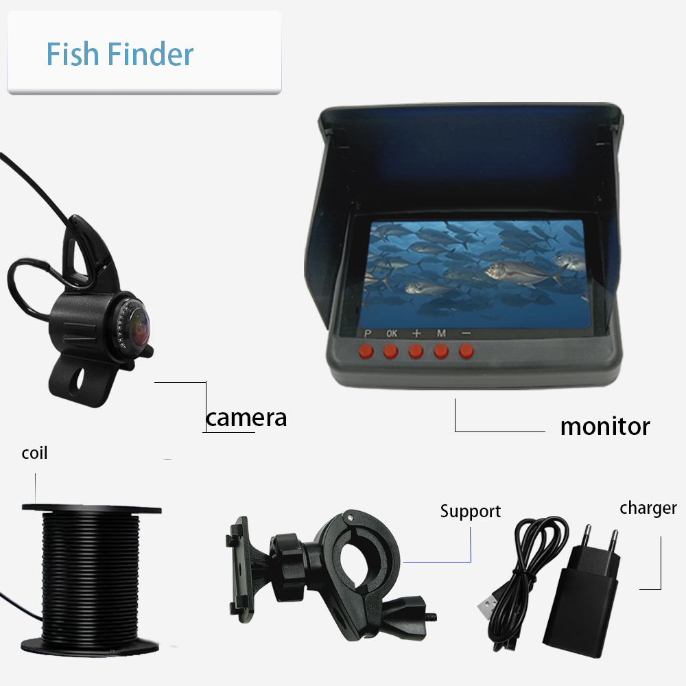 Kamera Pancing Bawah Air 5 Inc - Underwater Fishing Camera 4K ulasan dan harga