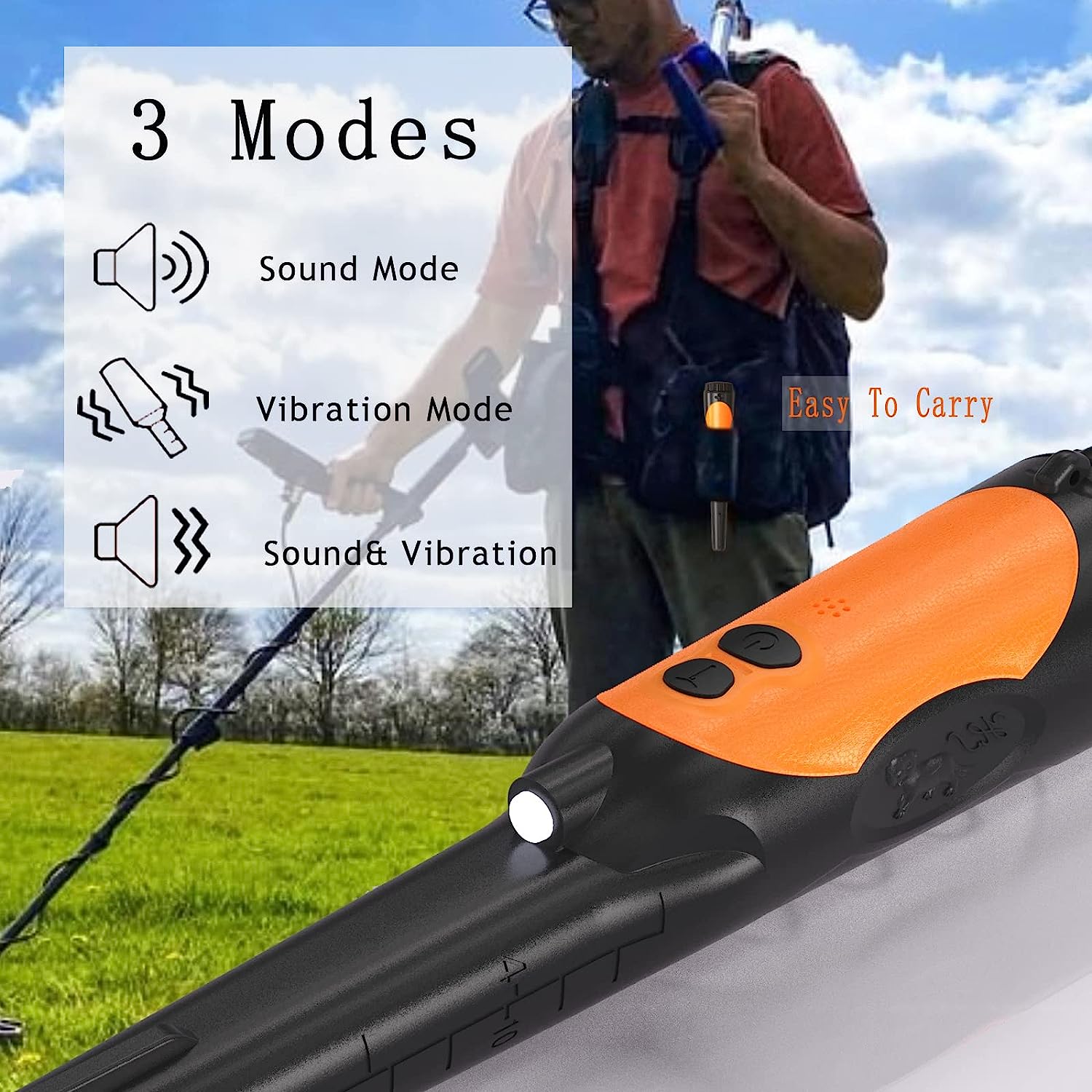 Detektor logam Pinpointer-tong - Underwater Metal Detector Waterproof ulasan dan harga