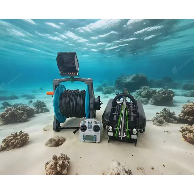 Robot Rov Bawah Air Profesiona - Underwater Drone With Robotic Arm ulasan dan harga
