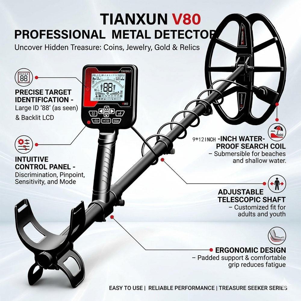 Detektor Emas Logam Multi-Frek - Underwater Metal Detector Waterproof ulasan dan harga