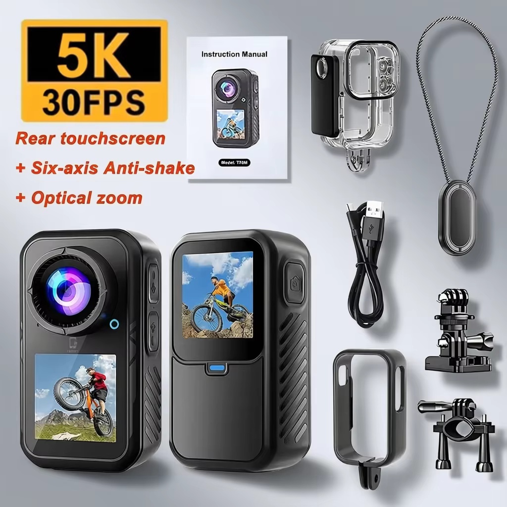 Kamera Aksi Jempol 5K 4K 2.7K  - Underwater Fishing Camera 4K ulasan dan harga