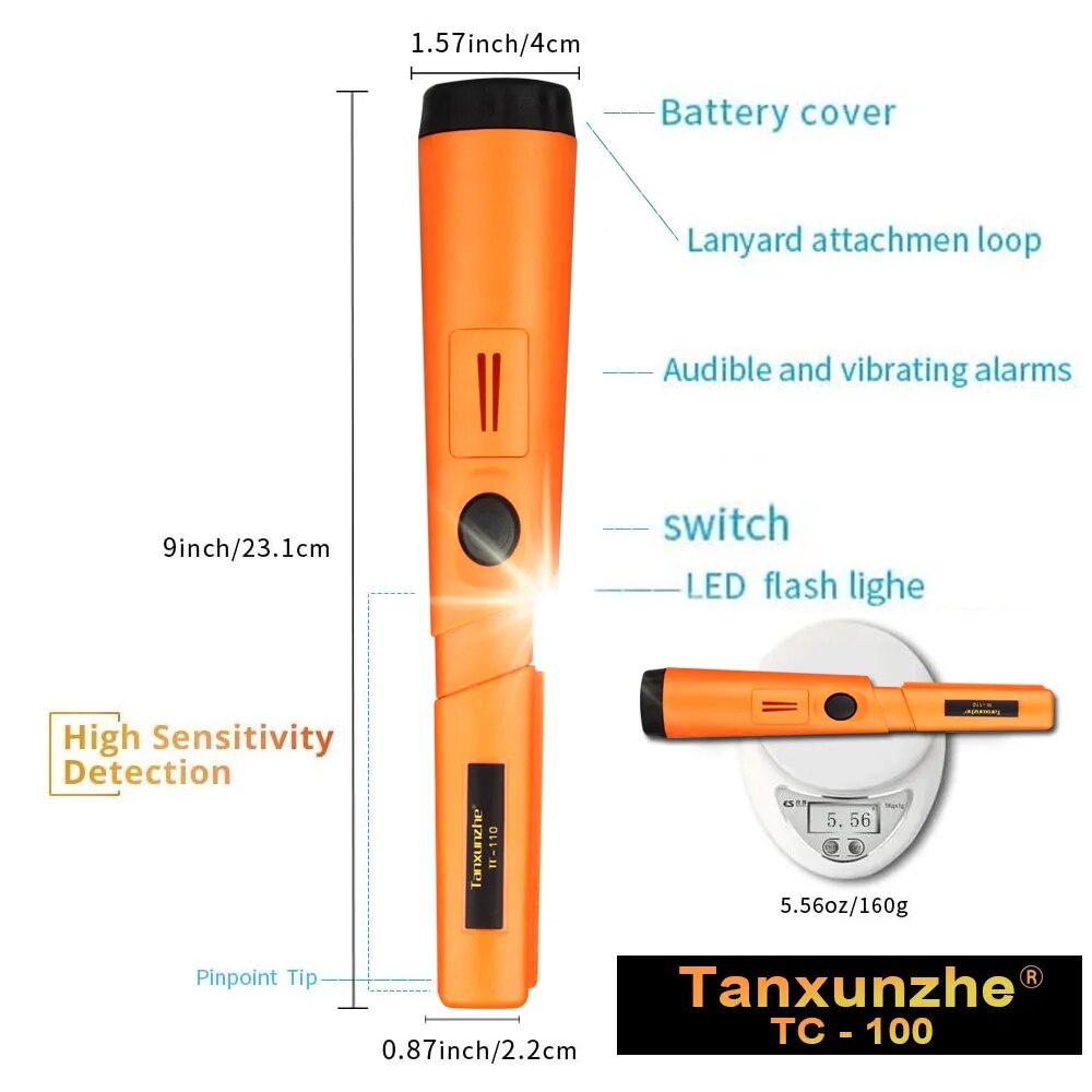 TC-110 Detektor Logam Genggam  - Underwater Metal Detector Waterproof ulasan dan harga