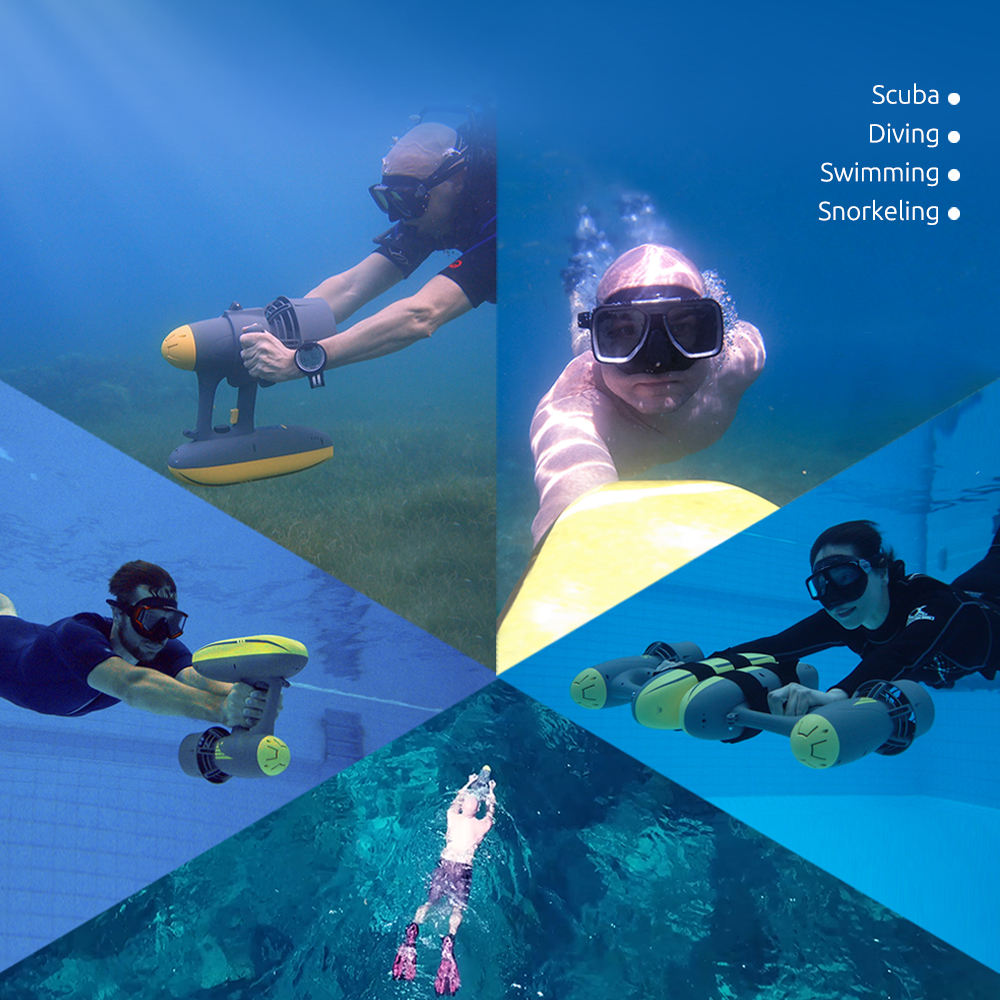 Skuter Air Listrik Bawah Air 6 - Underwater Scooter Sea Scooter ulasan dan harga